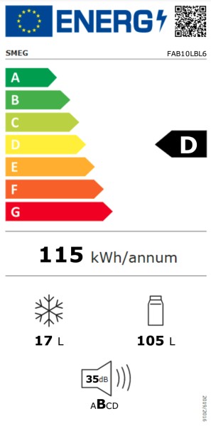 Koelkast Smeg FAB10LBL6 detail 5