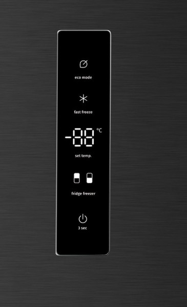 Combiné réfrigérateur/congélateur Etna/by Atag KCV520NZWA/zwart detail 4