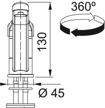 Robinet mono-commande Franke 301053 detail 2