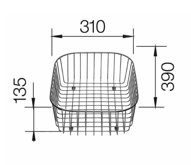 Spoelbak toebehoren Blanco 220573 detail 1