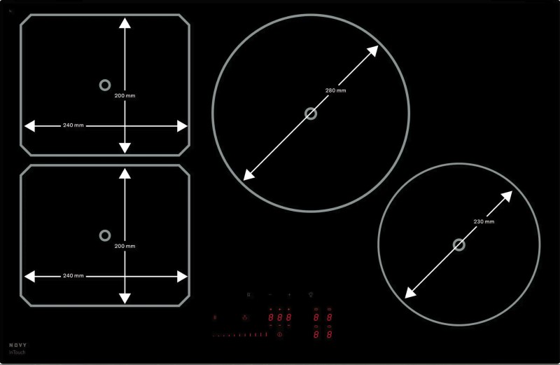 Taque de cuisson induction Novy 1726/Novy_Inductie_Power detail 4