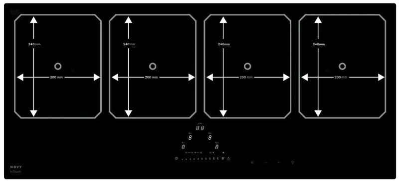 Kookplaat inductie Novy 1777 / Novy inductie Pro detail 4
