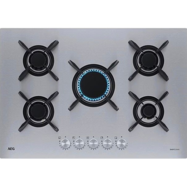 Taque de cuisson au gaz AEG HGB75423UZ vooraanzicht