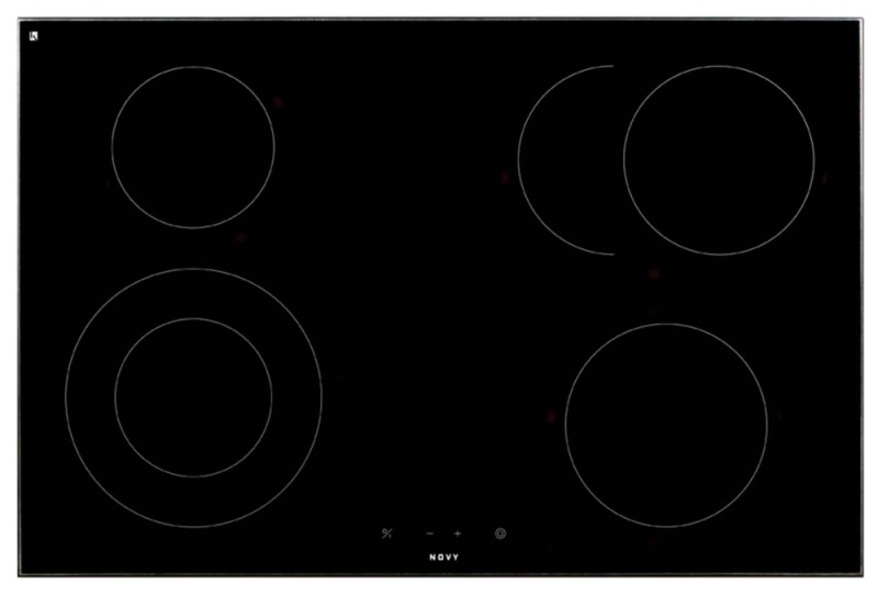 Taque de cuisson vitrocéramique Novy 1112 / Novy Vitrokeramisch vooraanzicht