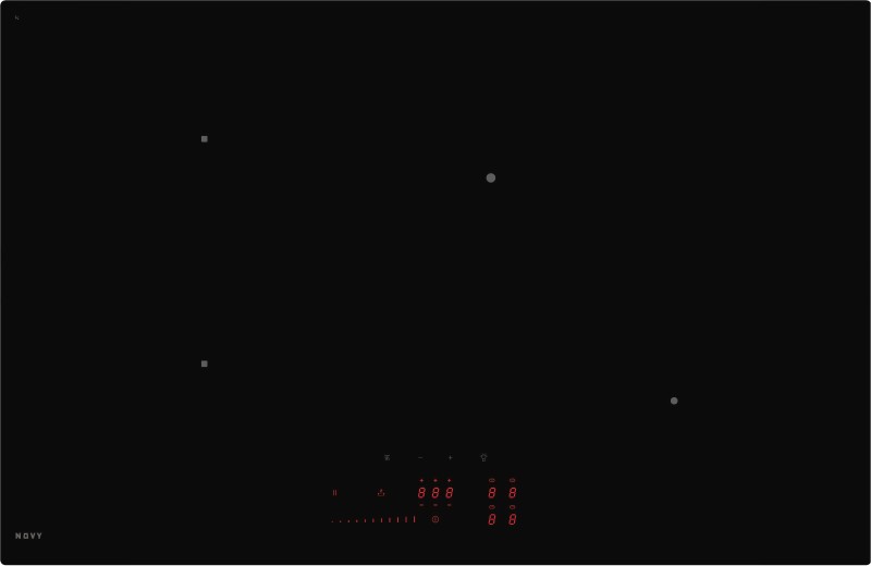 Taque de cuisson induction Novy 1724 / Novy Inductie Power vooraanzicht