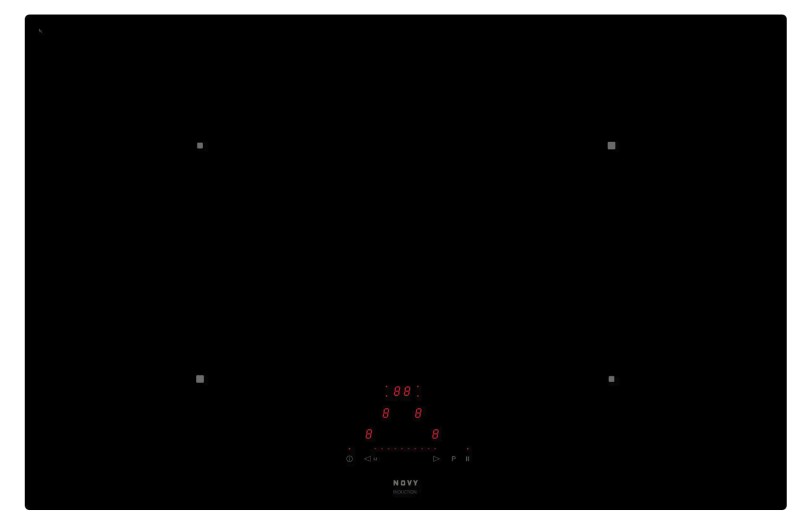 Taque de cuisson induction Novy 1754 / Novy Inductie Comfort vooraanzicht