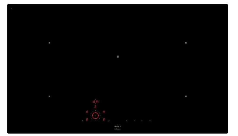 Taque de cuisson induction Novy 1758 / Novy Inductie Comfort vooraanzicht