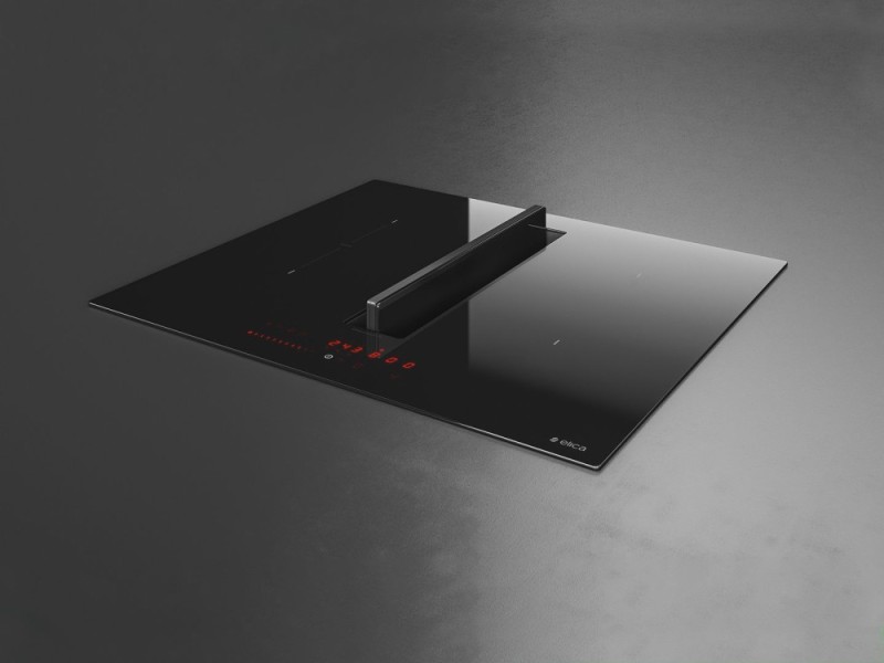 Kookplaat met ingebouwde dampafzuiging Elica PRF0167053 vooraanzicht