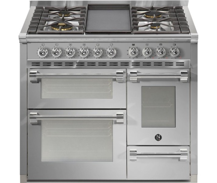 Fornuis gaskookplaat STEEL CUCINE AQ10SFF 4T vooraanzicht
