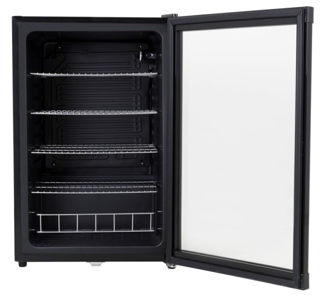 Flessenkoeler/ glazen of volle deur HUSKY KK111BK / ZWART detail 1