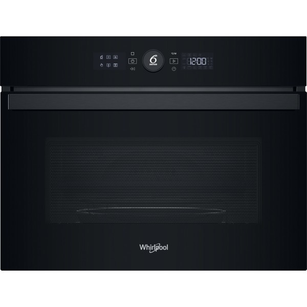 Combi : four + micro-ondes Whirlpool WMW47HMB / Zwart vooraanzicht