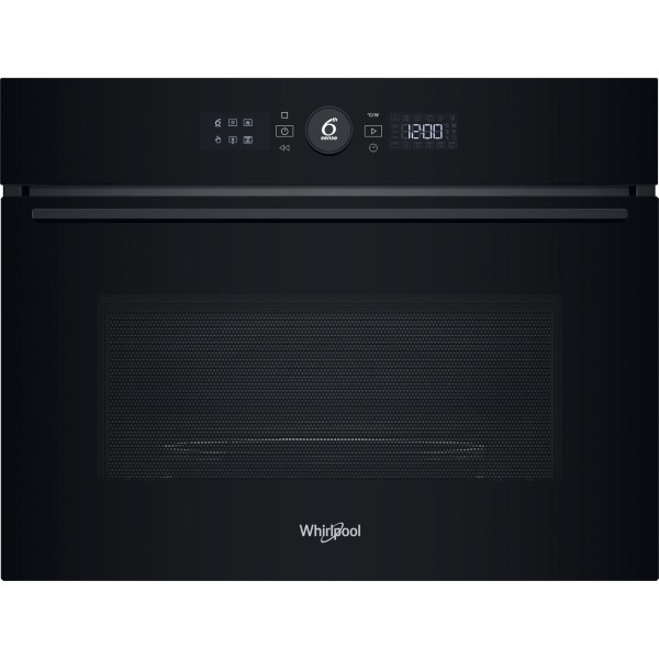 Combi : four + micro-ondes Whirlpool WMW57DMB / Zwart vooraanzicht