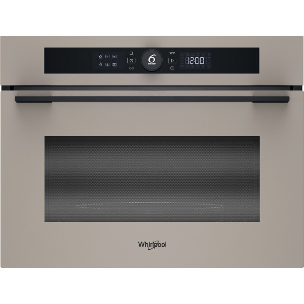 Combi : four + micro-ondes Whirlpool WMW57DHME / Crème vooraanzicht