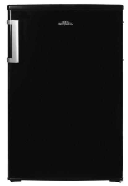 Congélateur Everglades EVFR5526/zwart vooraanzicht
