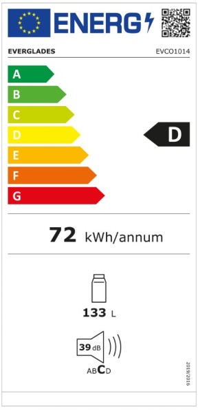 Frigo Everglades EVCO1014 detail 2