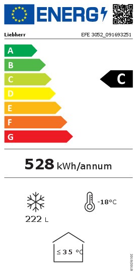 Horeca congélateur Liebherr EFE 3052-41 detail 4
