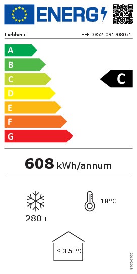 Horeca diepvries Liebherr EFE 3852-41 detail 4