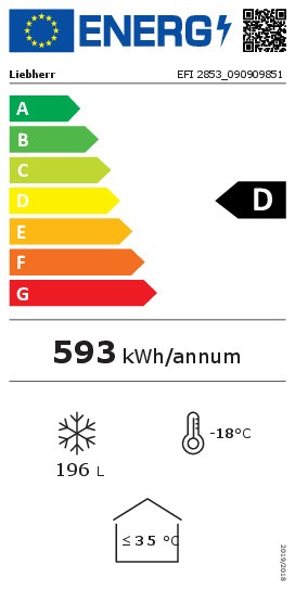 Horeca congélateur Liebherr EFI 2853-41 detail 3