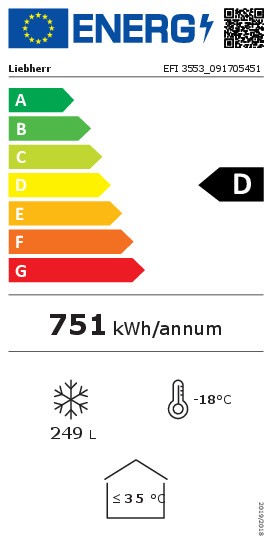 Horeca congélateur Liebherr EFI 3553-41 detail 3