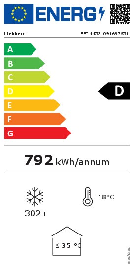 Horeca congélateur Liebherr EFI 4453-41 detail 3