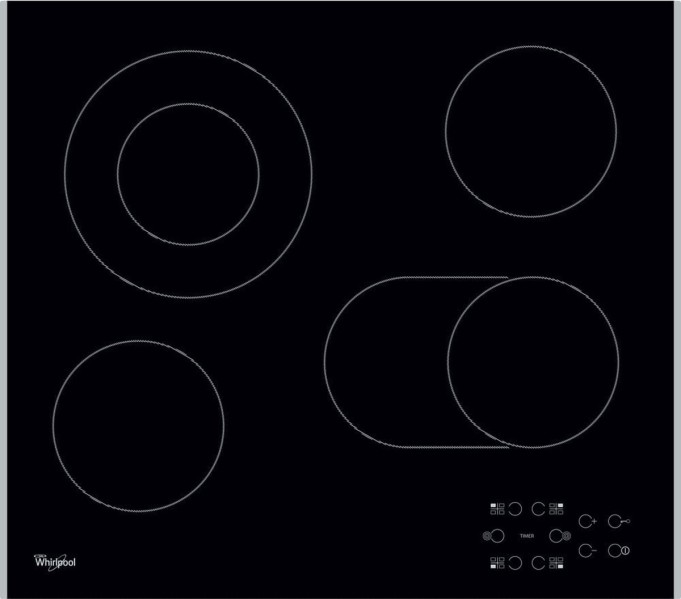 Taque de cuisson vitrocéramique Whirlpool AKT8210LX detail 1