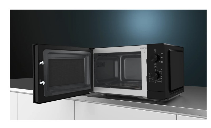 Microgolfoven vrijstaand Siemens FF020LMB2/zwart detail 3