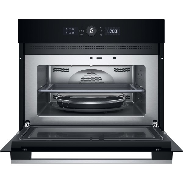 Combi : oven + microgolf Whirlpool WMW57DHMX / Inox detail 1
