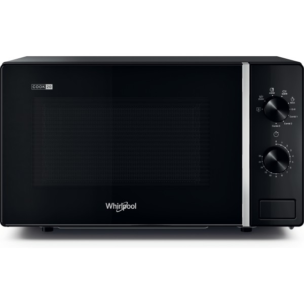 Micro-ondes pose-libre Whirlpool MWP103B/zwart vooraanzicht