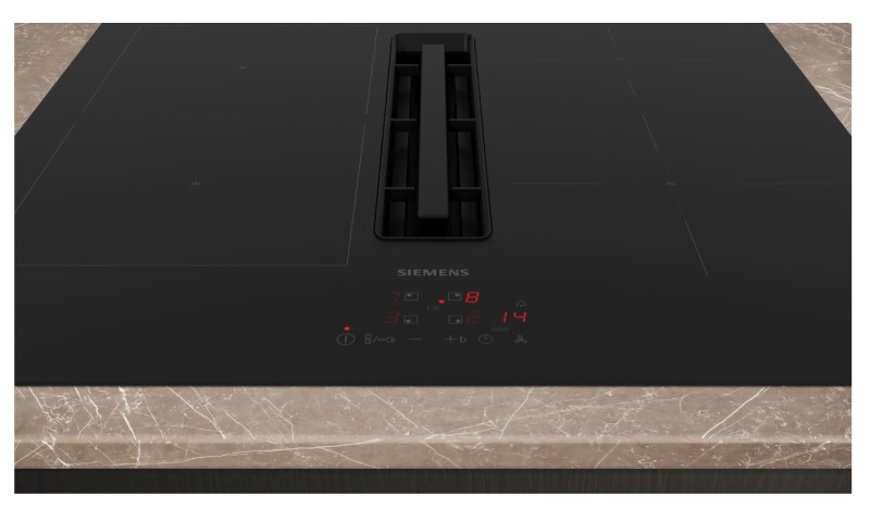 Taque de cuisson avec hotte intégrée Siemens ED611BS16E detail 2