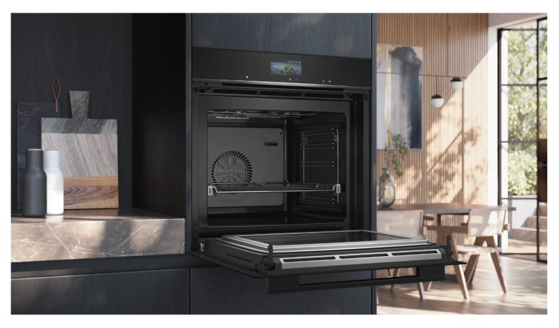 Combi : oven + microgolf Siemens HM736GAB1/zwart detail 3