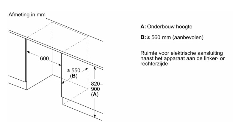 Diepvries inbouw  < 82 cm Bosch GUN21ADE0 detail 4