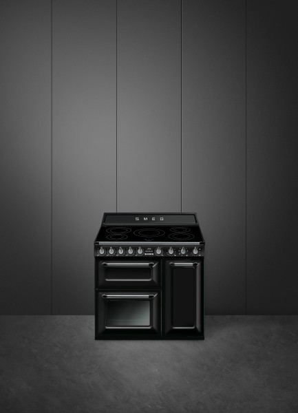 Cuisinière induction Smeg TR93IBL2 detail 1