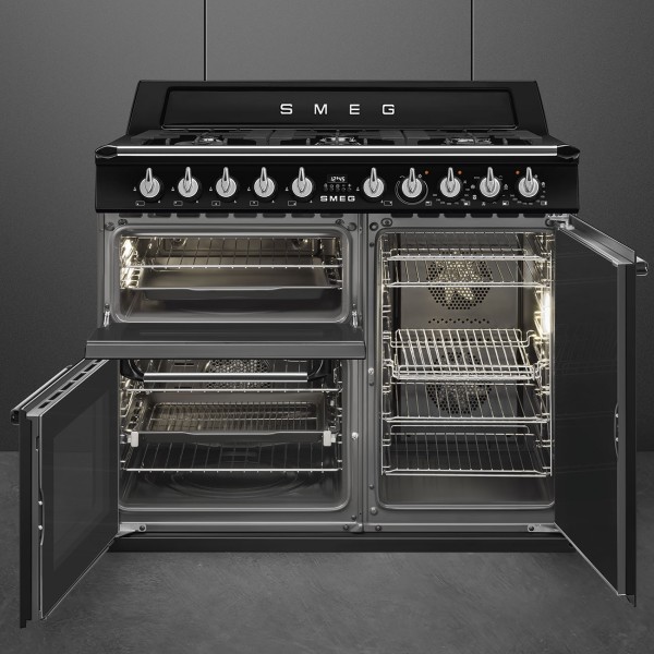 Fornuis gaskookplaat Smeg TR103BL detail 3