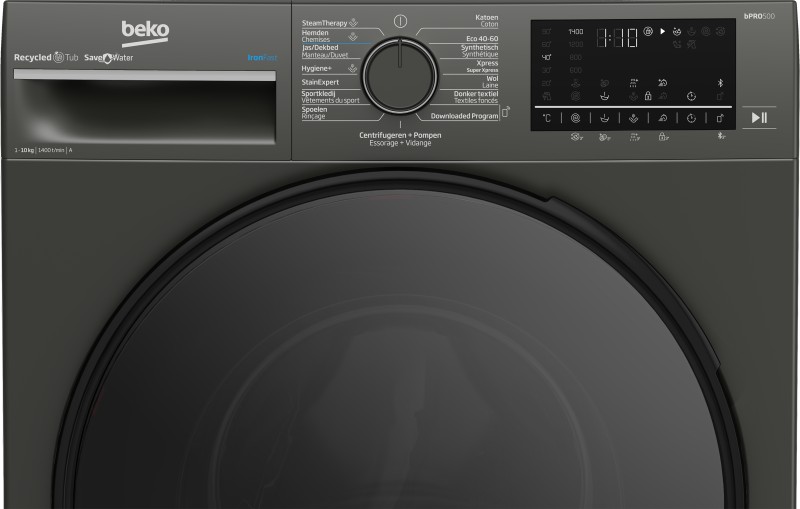 Wasmachine Beko B5WT5104111M/ZWART TOESTEL detail 2