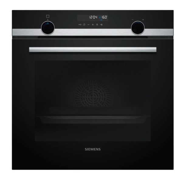 Multifunctie oven Siemens HB578GBS3/zwart vooraanzicht
