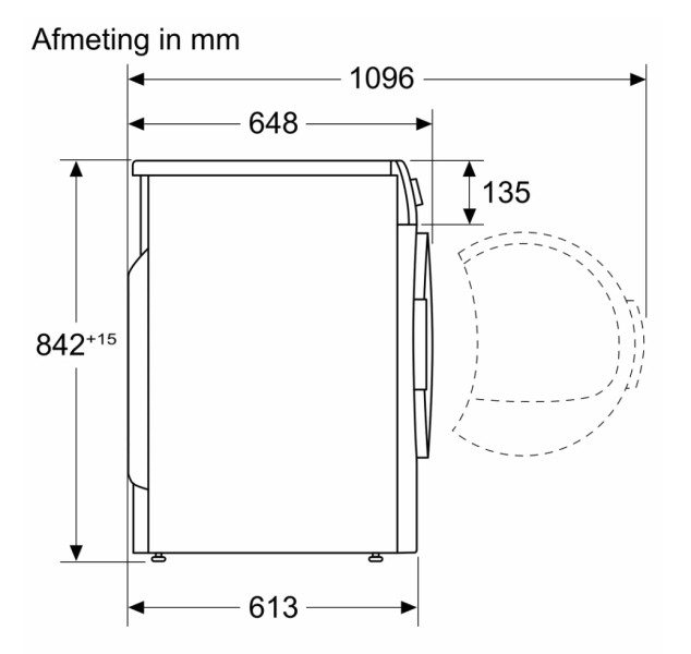 Droogkast Siemens WQ35G2DMFG detail 4