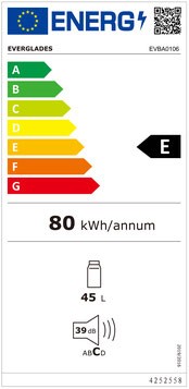 Koelkast Everglades EVBA0106/wit detail 2
