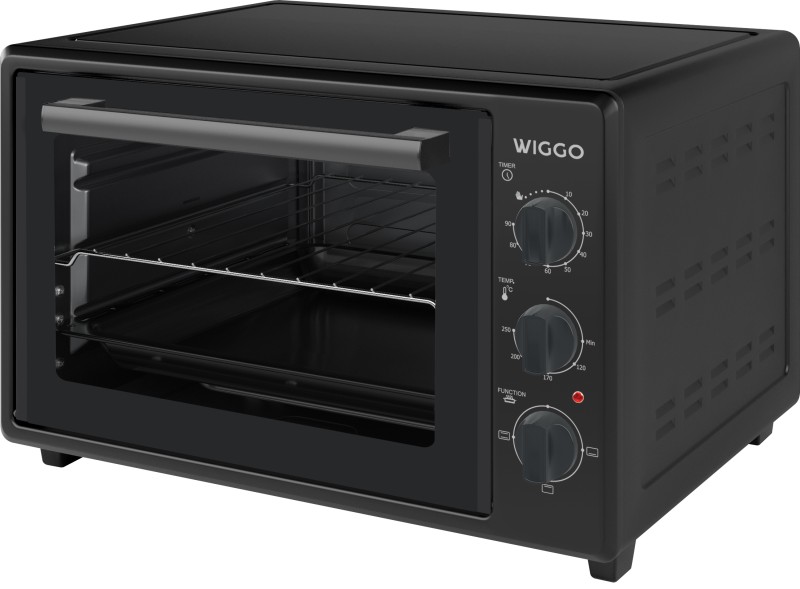 Ovens Vrijstaand Wiggo WMO-E353(B)/zwart detail 2