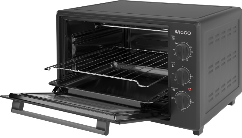 Ovens Vrijstaand Wiggo WMO-E353(B)/zwart detail 1