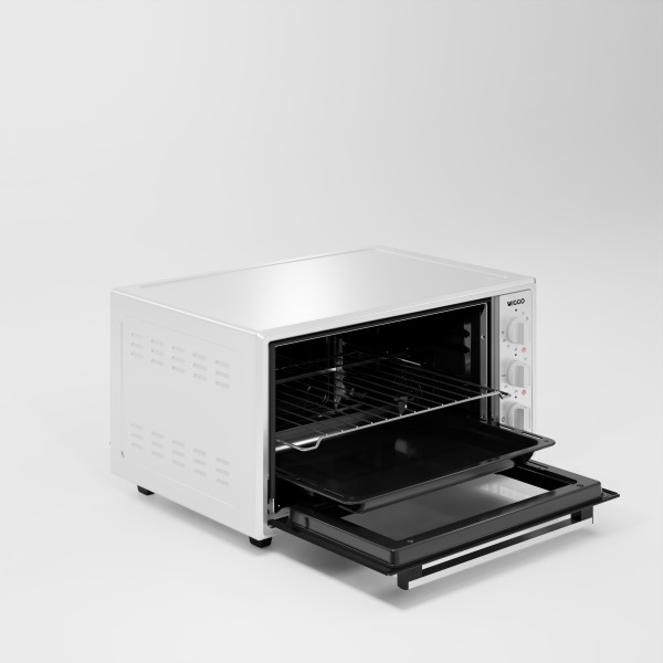 Ovens Vrijstaand Wiggo WMO-E456(W)/wit detail 1