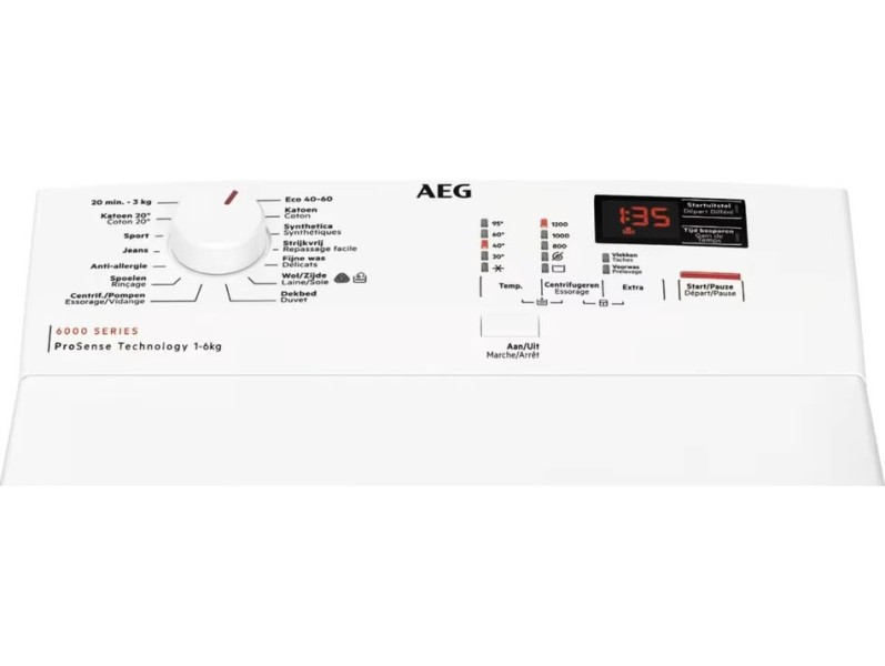 Wasmachine AEG LTR6B62 detail 3