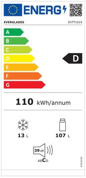 Koelkast Everglades EVTT1019 detail 2