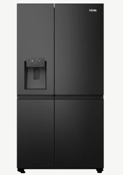 Side/Side + 3 en 4 deurs Etna/by Atag AKV879IZWA/zwart vooraanzicht