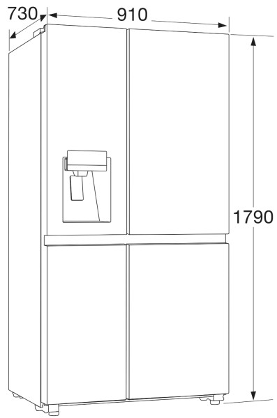 Side/Side + 3 et 4 portes Etna/by Atag AKV879IZWA/zwart detail 3