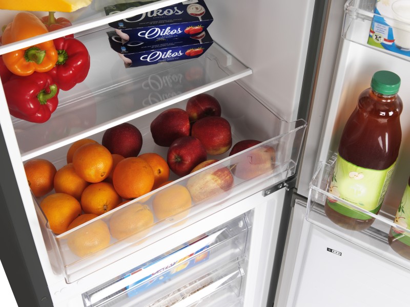 Combiné réfrigérateur/congélateur Edy EDHC8086/zwart detail 2