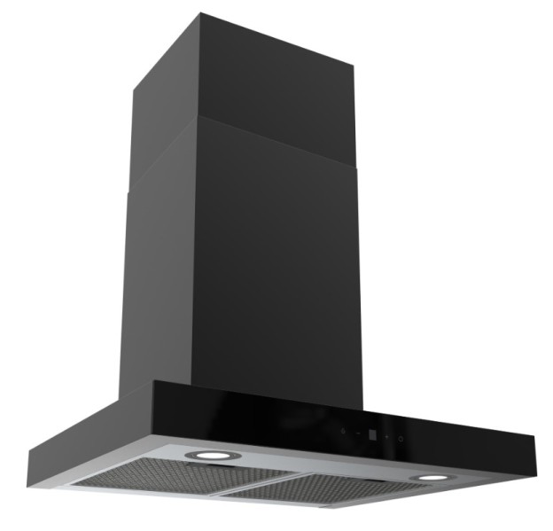 Dampkap wand/schouw Everglades EVCH6840B/zwart detail 1