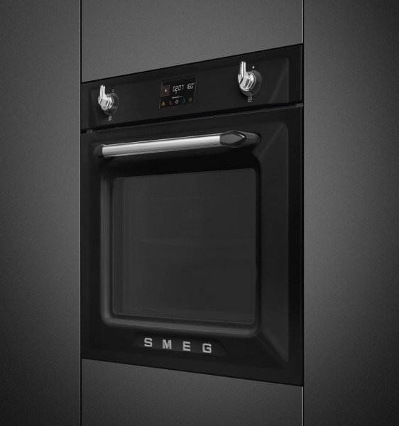 Combi : oven + stoom Smeg SOP6902S2PN/ ZWART detail 3