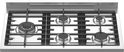 Cuisinière avec taque de cuisson au gaz Everglades EVCK9050PRO/zwart detail 3