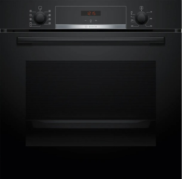 Multifunctie oven Bosch HBA534EB3/ rode display vooraanzicht