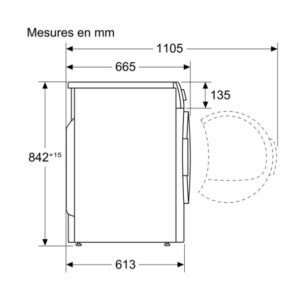Droogkast Siemens WQ46B2C4FG/--- detail 2
